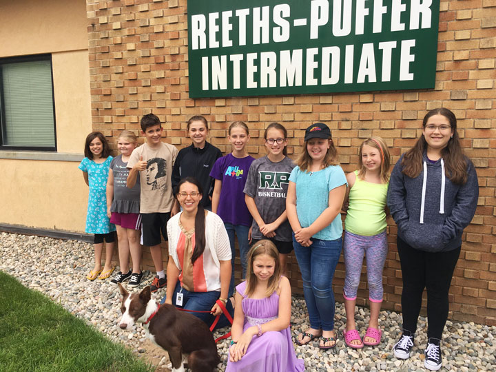 5th and 6th graders at Reeths Puffer Intermediate School