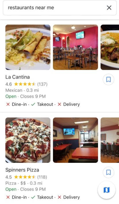 Restaurant Search Image