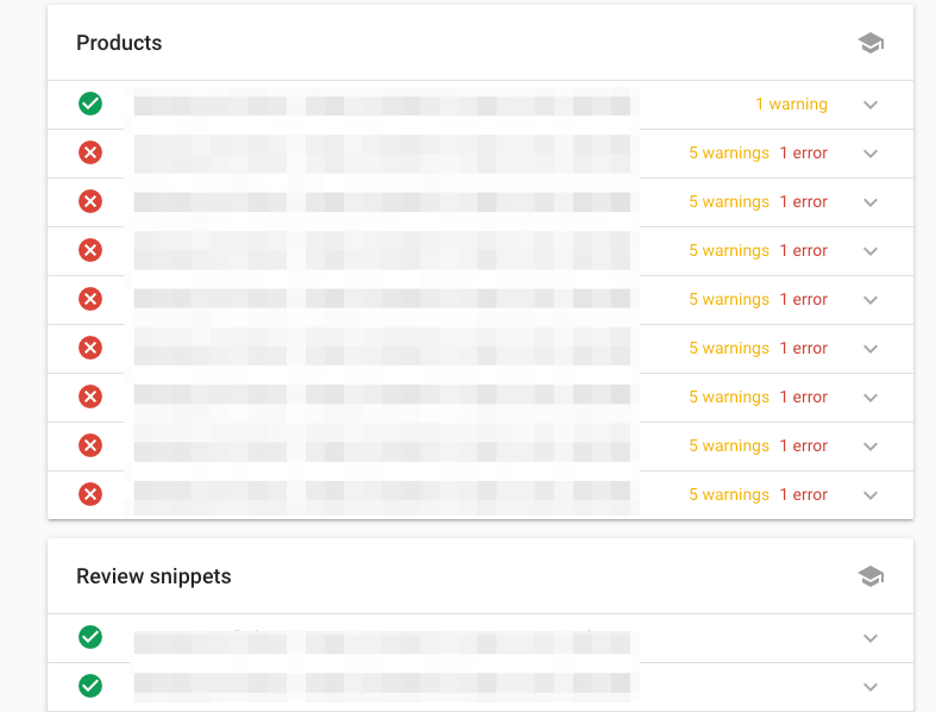 RRT Product Markup