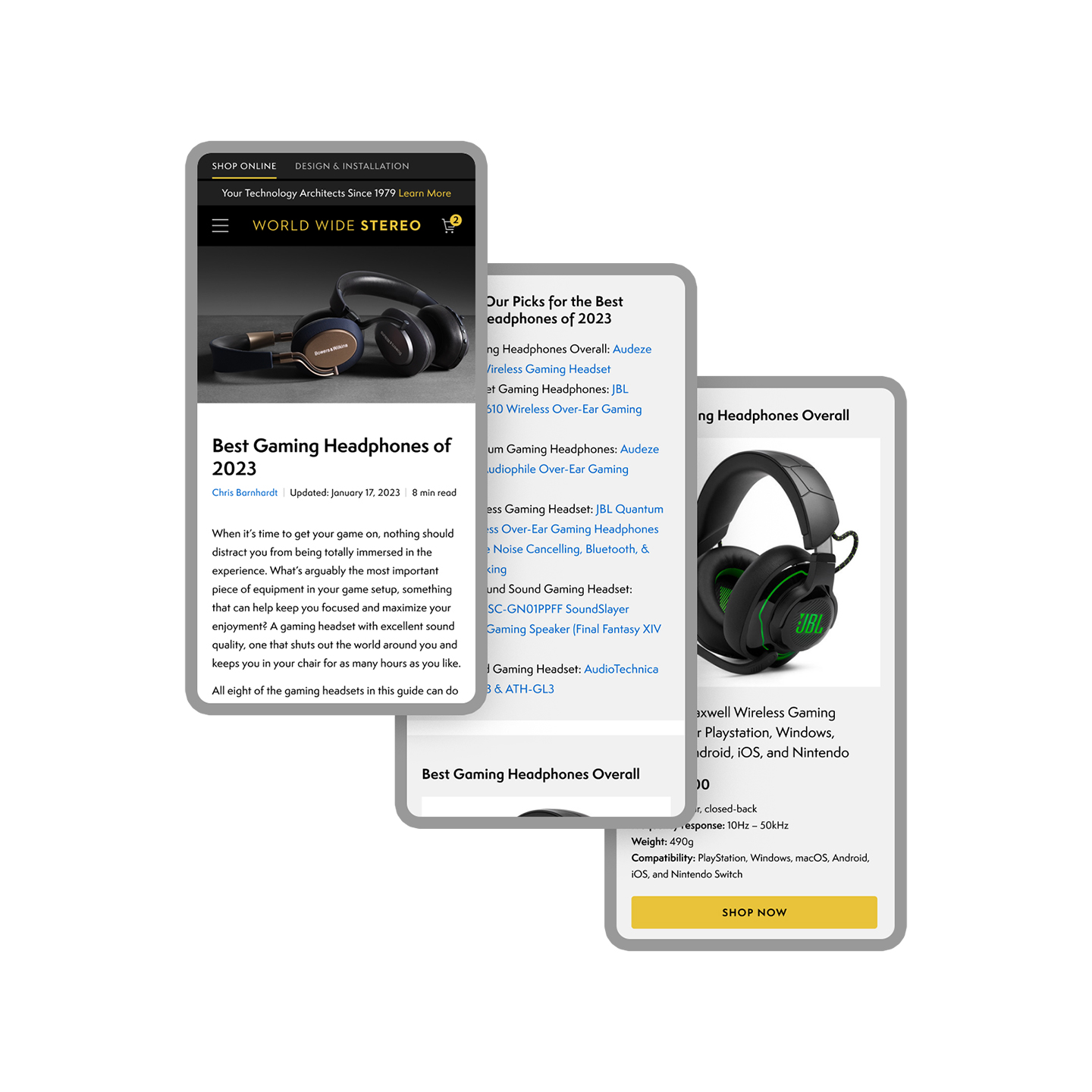 World Wide Stereo Listicles