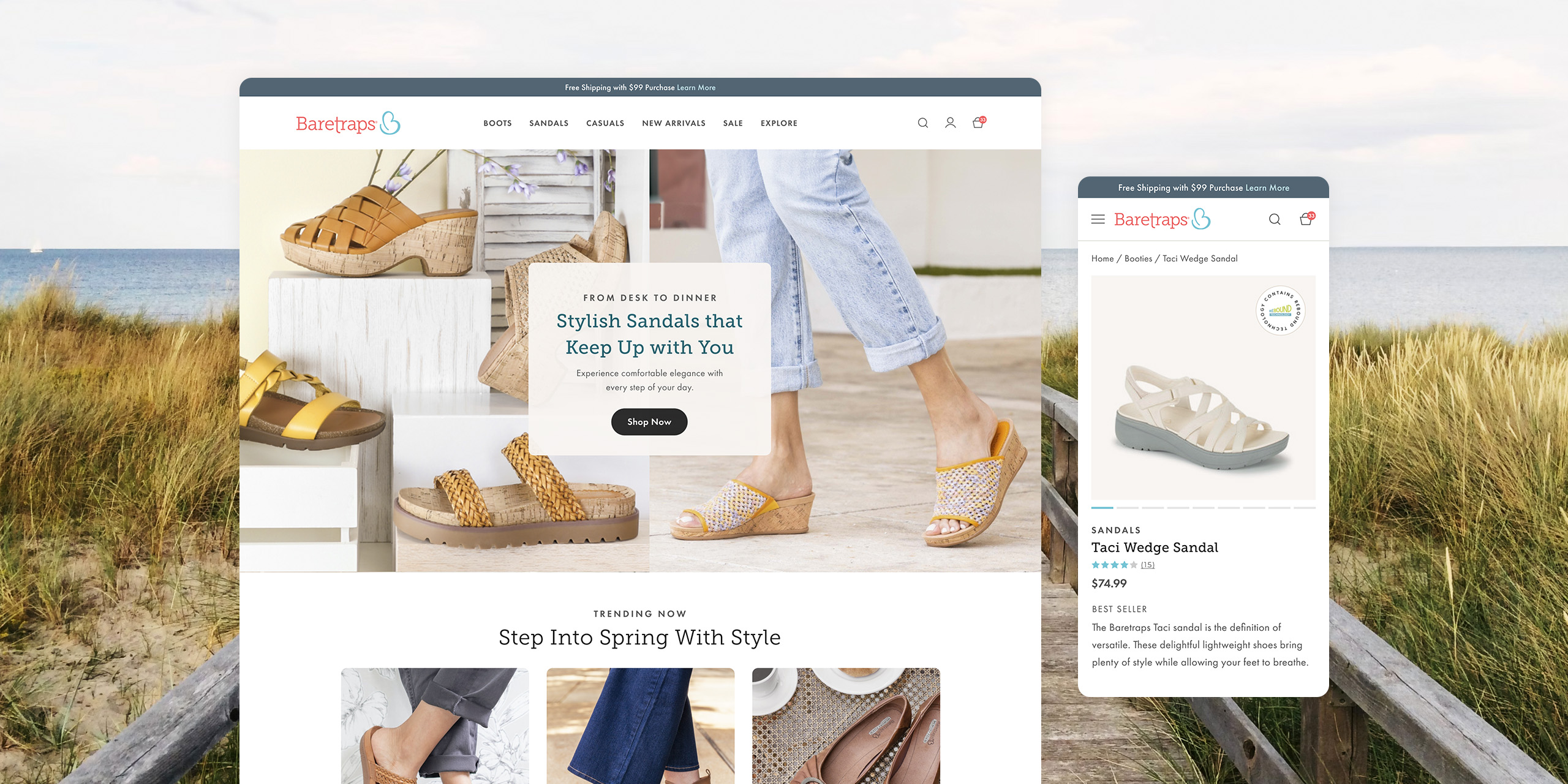BareTraps New Website on Shopify